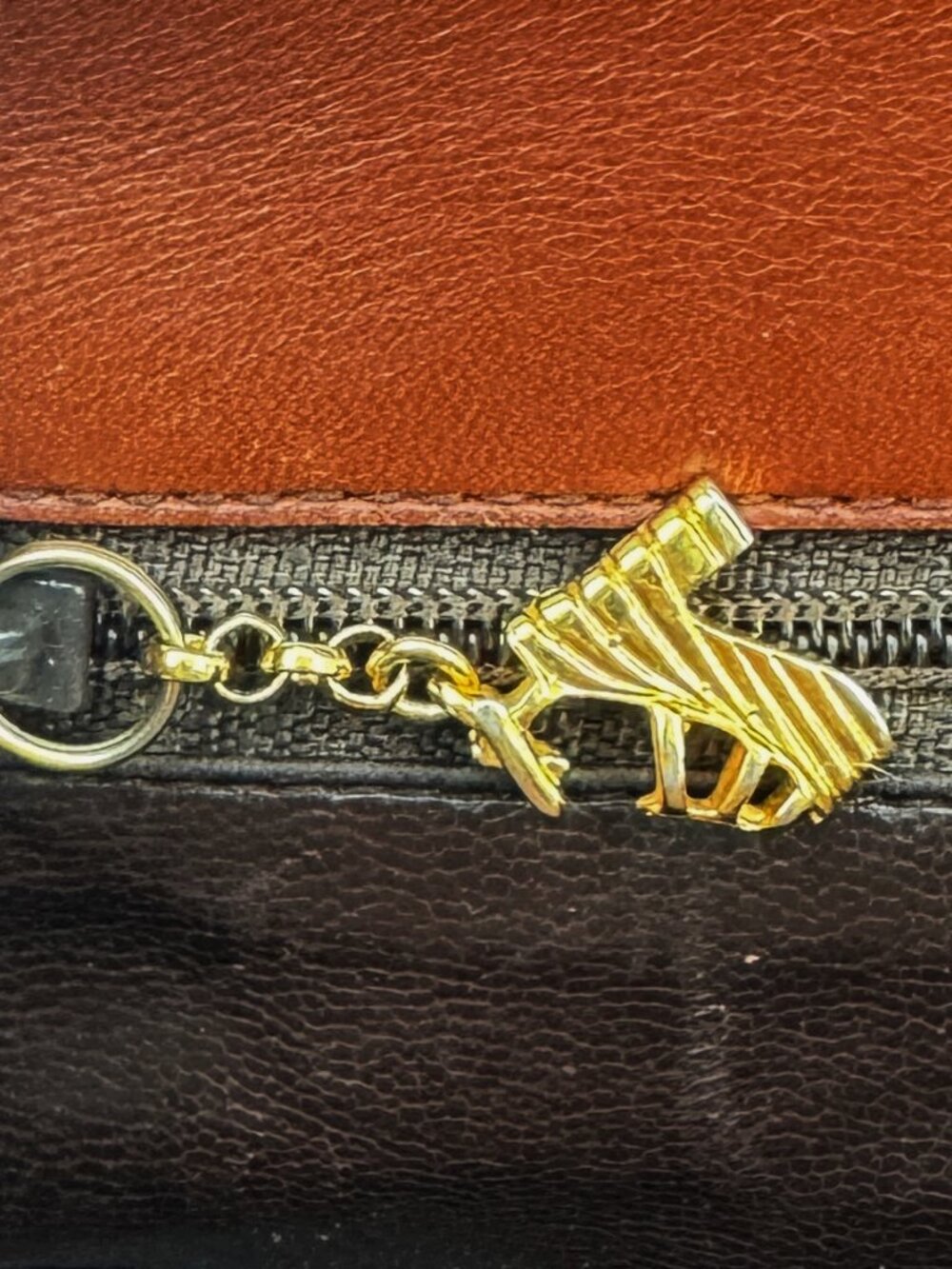 Vintage Salvatore Ferragamo Suede Heel Silhouette Top Handle Bag Rare Design - Picture 12 of 12